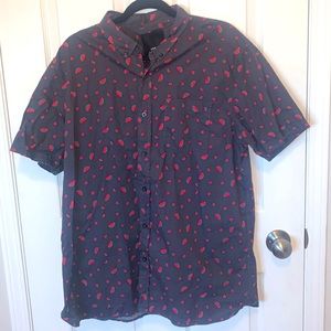 Watermelon Button Up Shirt